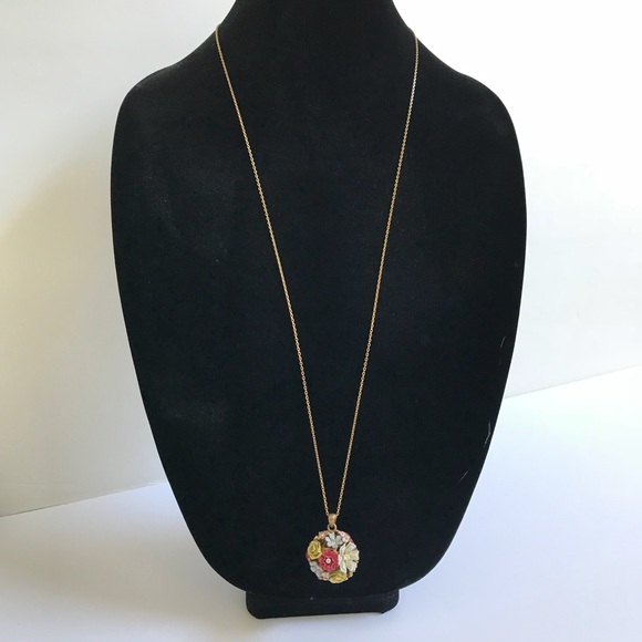 Juicy Couture Floral Cluster Pendant Necklace - Picture 3 of 8